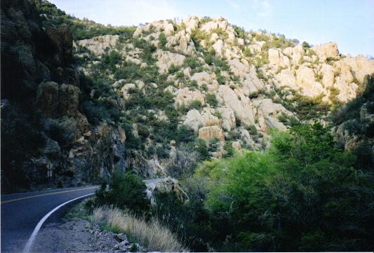 [Some of the views and experienced as I went through the desolate countryside as I left the Gilah Cliff Dwellings.]