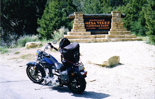 [The entrance to the Mesa Verde Cliff Dwellings.]