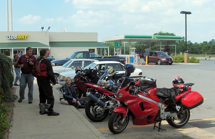 [Our gas stop in Staunton, VA.]