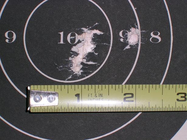 [Checking the accuracy and reliability of a Colt Officer ACP.]